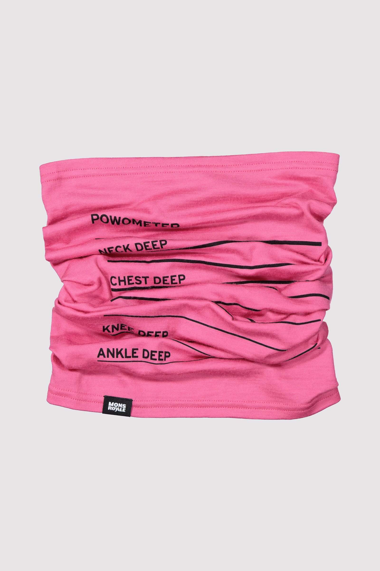 Mons Royale Daily Dose Buff Huivi - Merinovilla, Pink