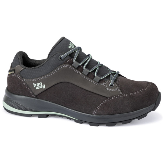 Hanwag Banks Low Bunion Lady Gtx - Asphalt/mint - Naiset - 3,5