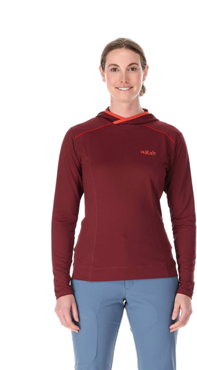 Women's Force Hoody Tummanpunainen 8