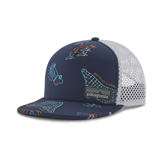 Patagonia Unisex Duckbill Trucker Lippis - Kierrätettyä Nailonia, Clean Currents: Tidepool Blue