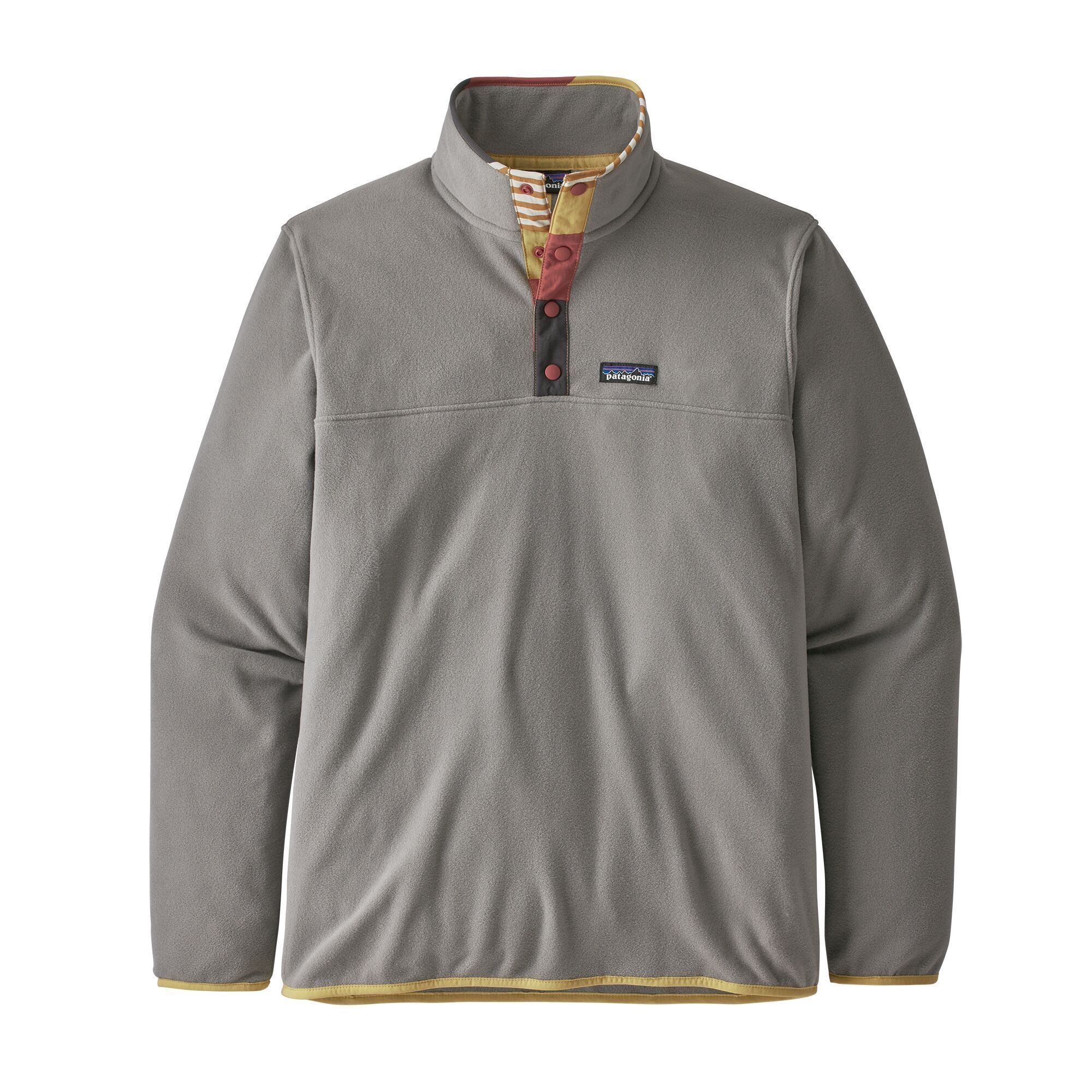 Patagonia Miesten Micro D Snap-T Fleece - Kierrätettyä polyesteria, Feather Grey / S
