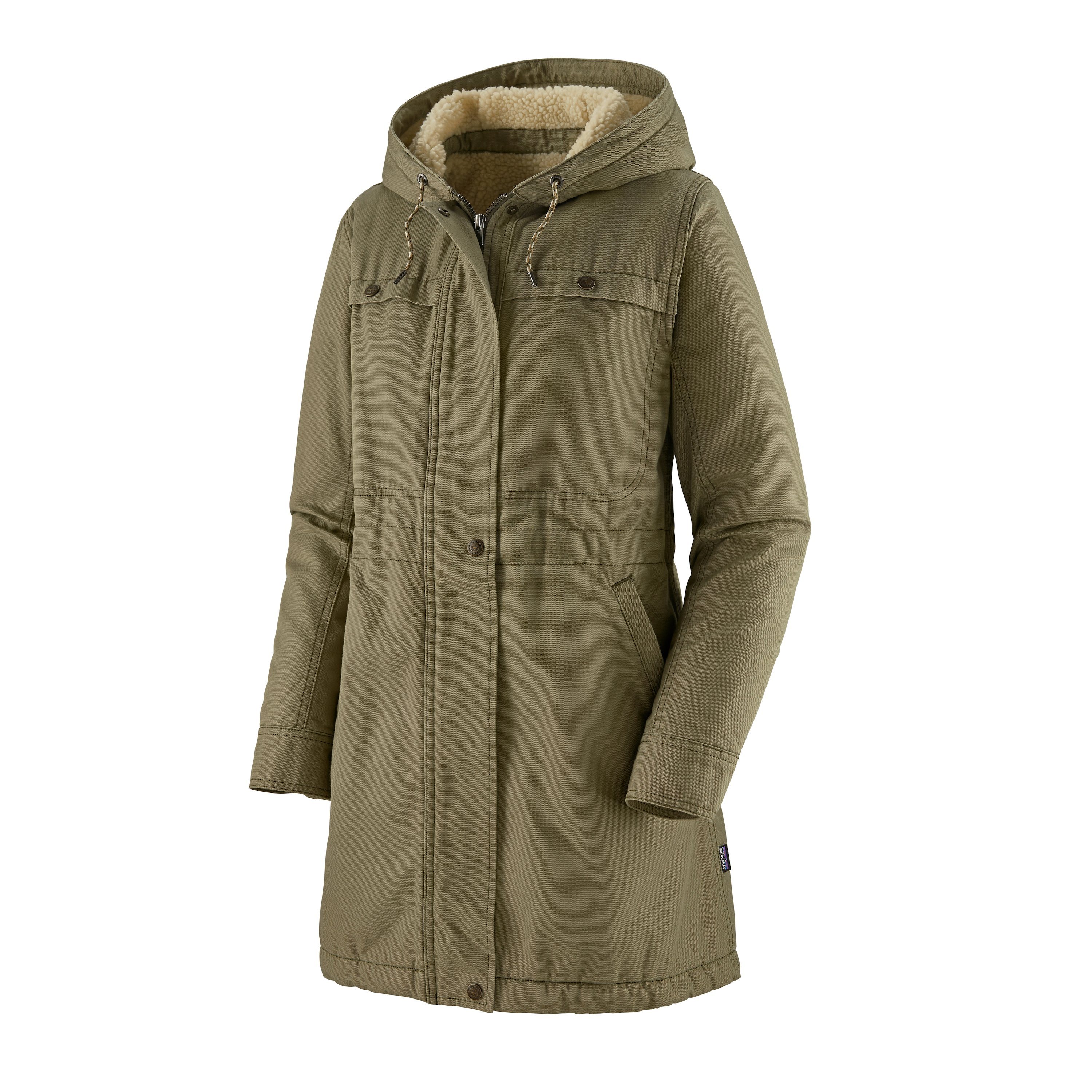 Naisten Patagonia Prairie Dawn Parkatakki, Sage Khaki / L