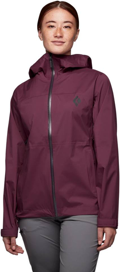 Women's StormLine Stretch Rain Shell Blackberry L