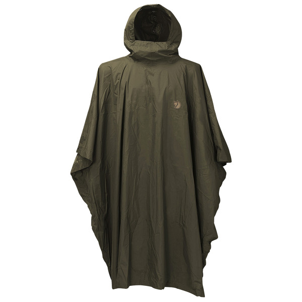Fjällräven Poncho - Dark Olive - Unisex - 1 Size