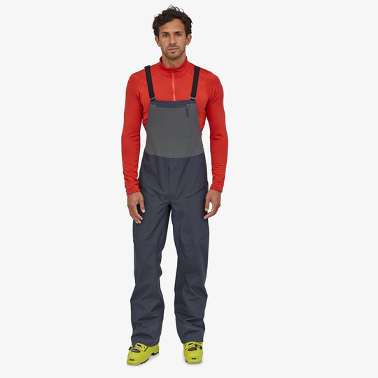 Patagonia Miesten Snowdrifter Bibs lasketteluhousut, Smolder Blue / M