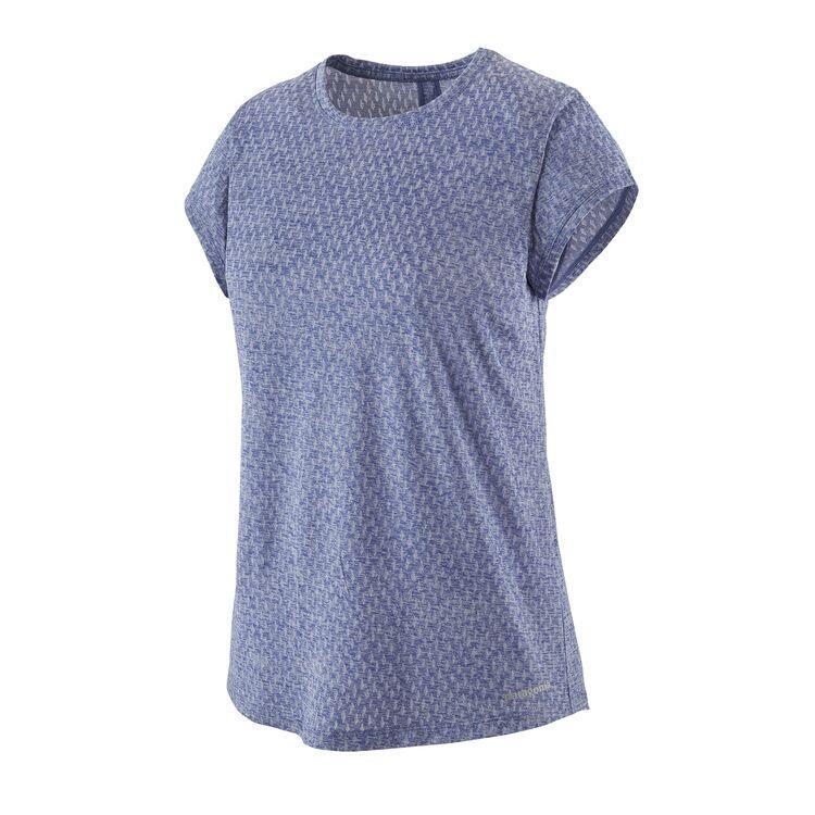Patagonia Naisten Juoksu T-paita - Kierrätettyä polyesteria, Cobalt Blue / XS