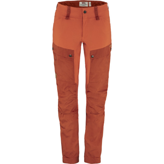Fjällräven Keb Trousers W Short - Cabin Red-rowan Red - Naiset - 32