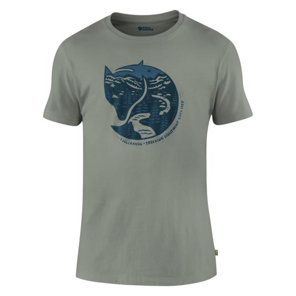 Fjällräven Arctic Fox T-shirt M - Fog - Miehet - S
