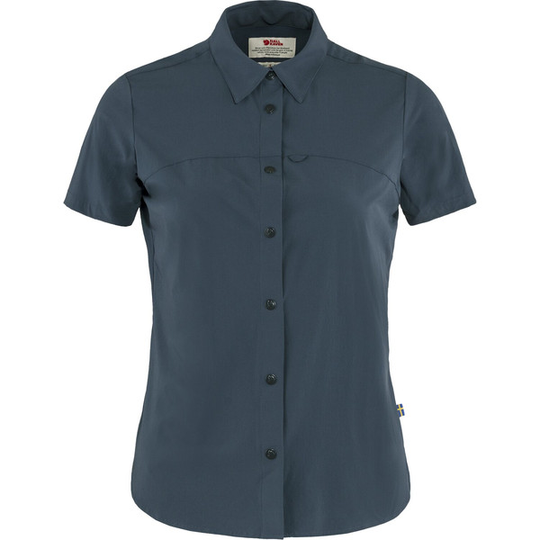 Fjällräven High Coast Lite Shirt Ss W - Navy - Naiset - S