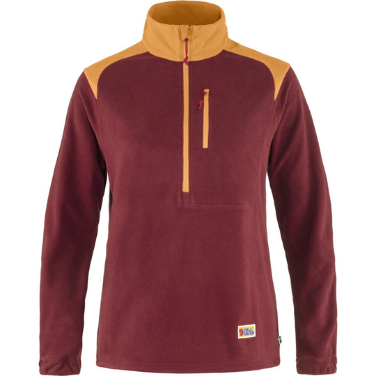 Fjällräven Vardag Lite Fleece W - Bordeaux Red-spicy Orange - Naiset - L
