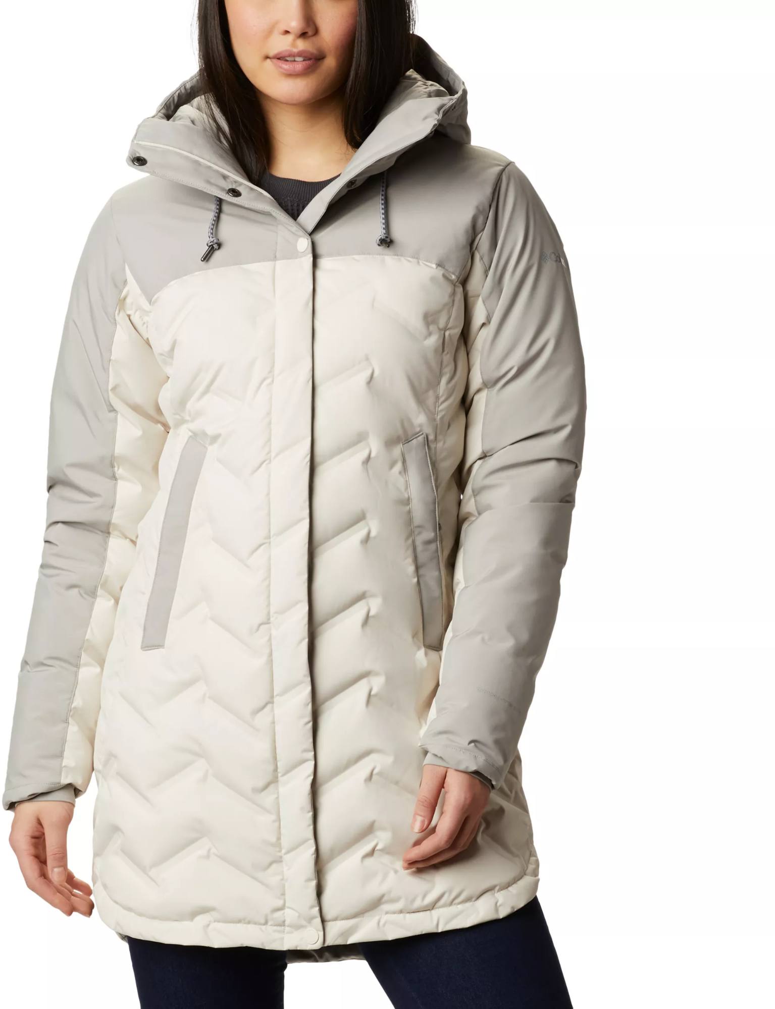 Women's Mountain Croo Long Down Jacket Chalk M