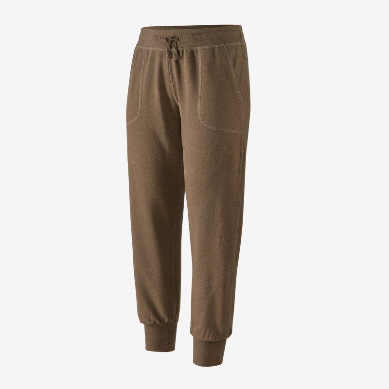 Naisten Patagonia Ahnya Pants - rennot verryttelyhousut, Topsoil Brown / S