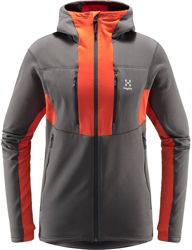 Nordic Roc Mid Hood Harmaa / Punainen M