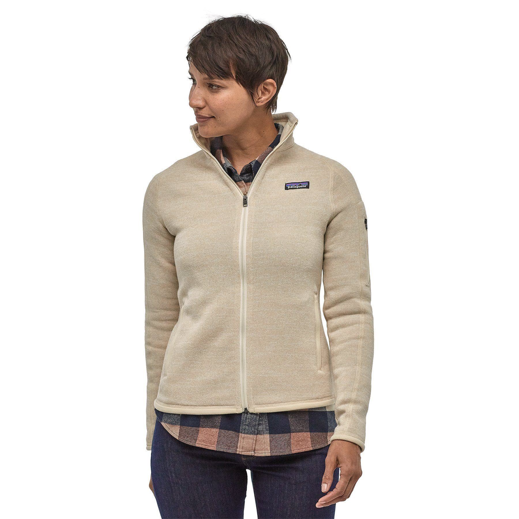 Patagonia Naisten Better Sweater® Fleece Takki - 100 % kierrätetystä, Oyster White / S