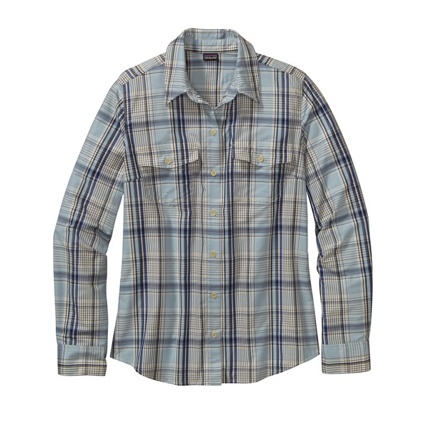 Patagonia W' S Ls Overcast Shirt - Santa Ana: Dusk Blue - Naiset - 4