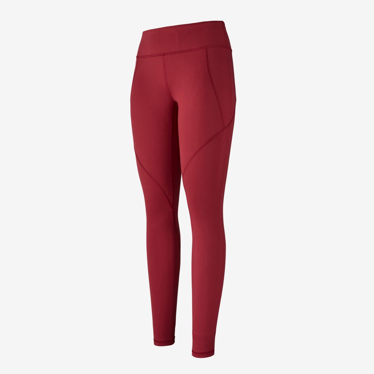 Patagonia Naisten Centered Leggingsit - Kierrätettyä Polyesteria, Roamer Red / M