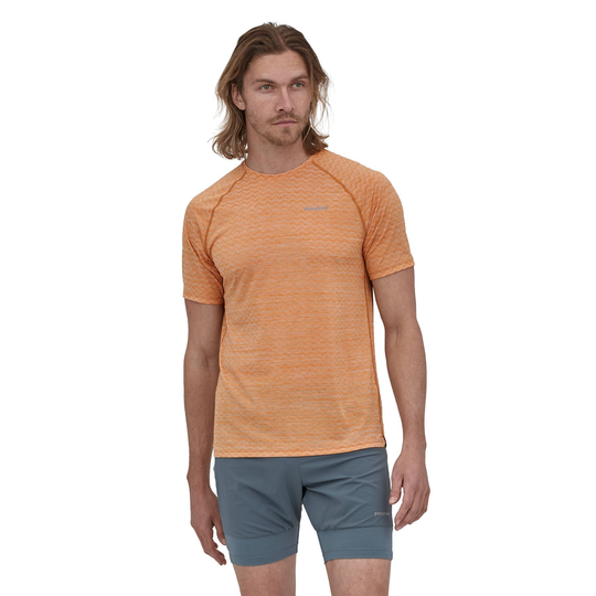 Patagonia Miesten Ridge Flow juoksupaita - 100% Kierrätettyä polyesteria, Cloudberry Orange / S