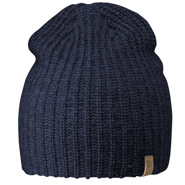 Fjällräven Övik Melange Beanie - Navy - Unisex - 1 Size
