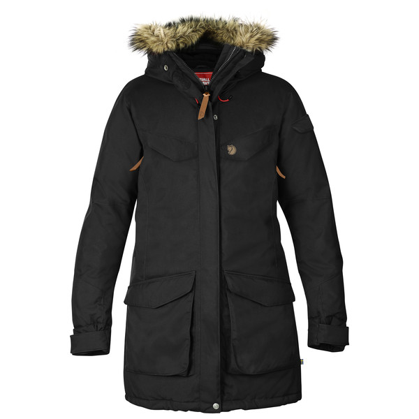 Fjällräven Nuuk Parka W - Black - Naiset - L