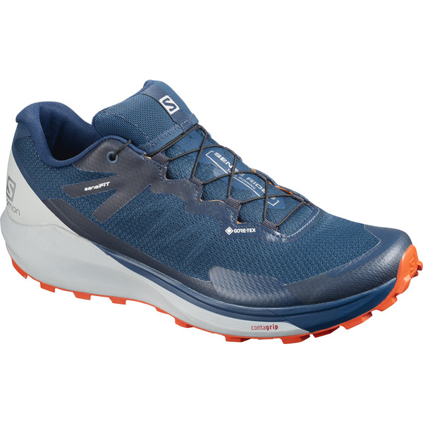 Salomon Sense Ride 3 Gtx Invis. Fit - Poseidon/pear Blue/cherry - Miehet - UK 9.5