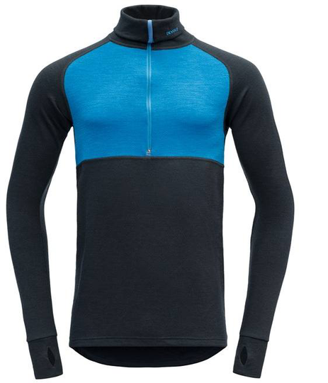 Expedition Man Zip Neck Sky Blue S
