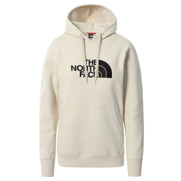 The North Face W Drew Peak Pullover Hoodie - Vintage White - Naiset - S