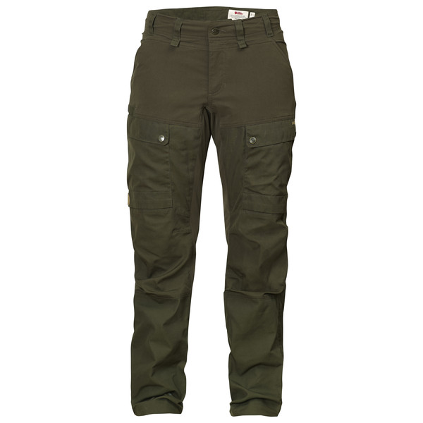 Fjällräven Lappland Hybrid Trousers W - Dark Olive - Naiset - 34