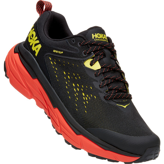 Hoka One One M Challenger Atr 6 Gtx - Black / Green Sheen - Miehet - 8,5