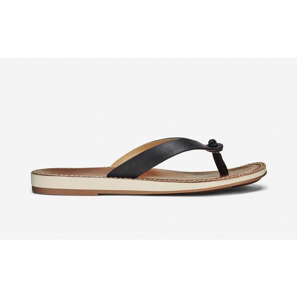 Olukai Nohie - Black/tan - Naiset - US 8