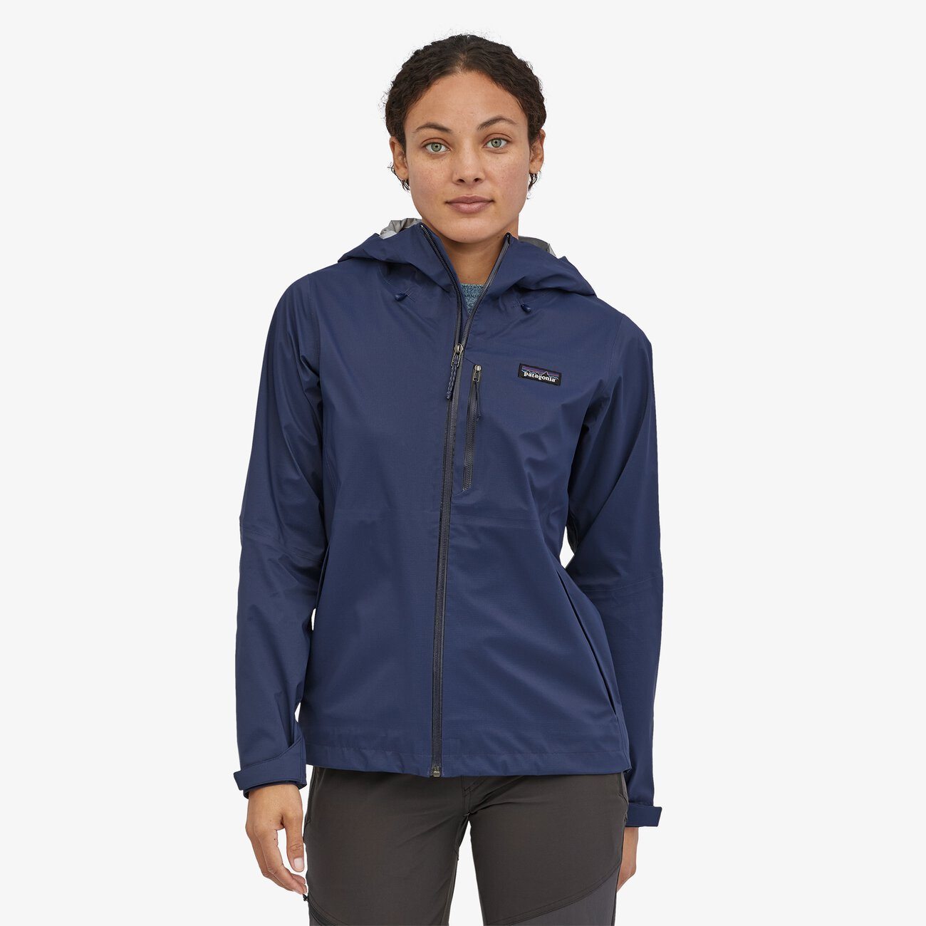 Patagonia Naisten Rainshadow Vedenpitävä Kuoritakki. Kierrätetty Nylon, Classic Navy / XS