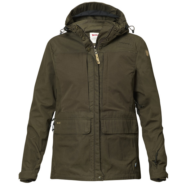 Fjällräven Lappland Hybrid Jacket W - Dark Olive - Naiset - XL