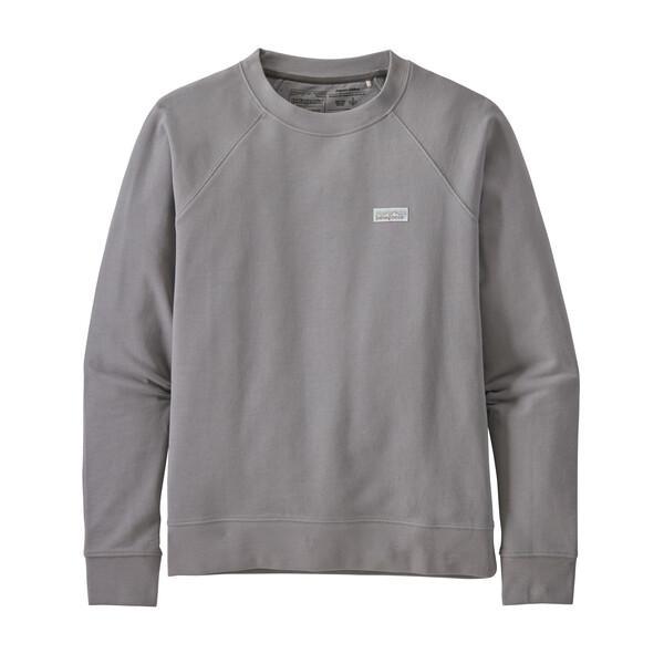 Patagonia Naisten Pastel P-6 Label Organic Crew College-paita, Salt Grey / S