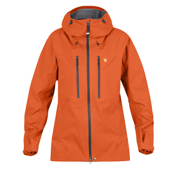 Fjällräven Bergtagen Eco-shell Jacket W - Hokkaido Orange - Naiset - L