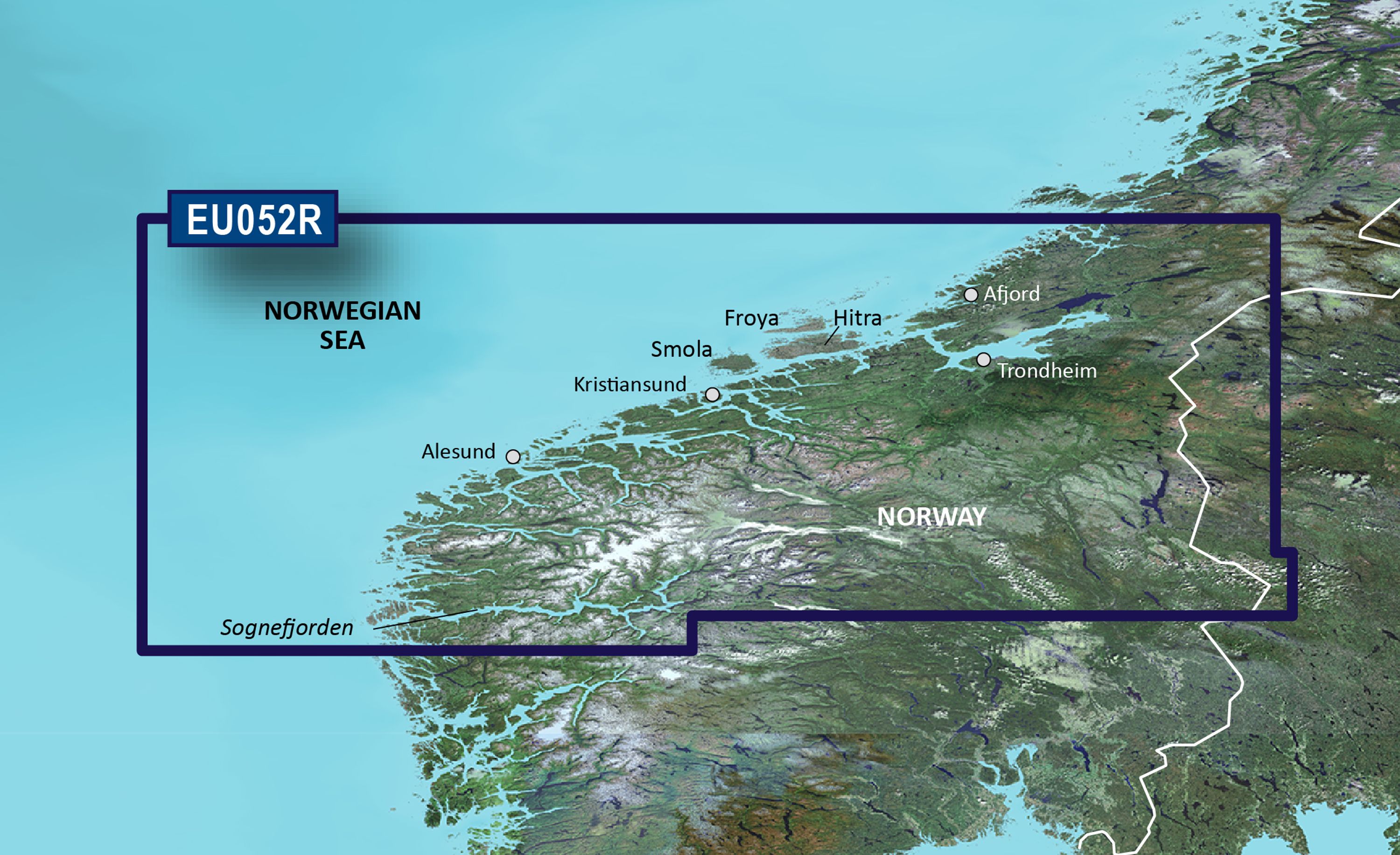 Bluechart g3 vision kartat, veu052r sognefjorden-svefjorden