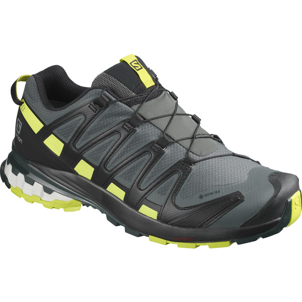 Salomon Xa Pro 3d V8 Gtx - Urban Chic/black/lime Punc - Miehet - UK 9.5