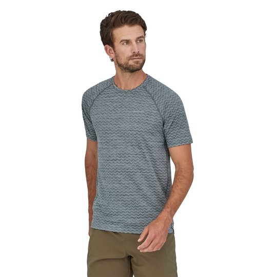 Patagonia Miesten Ridge Flow juoksupaita - 100% Kierrätettyä polyesteria, Plume Grey / S