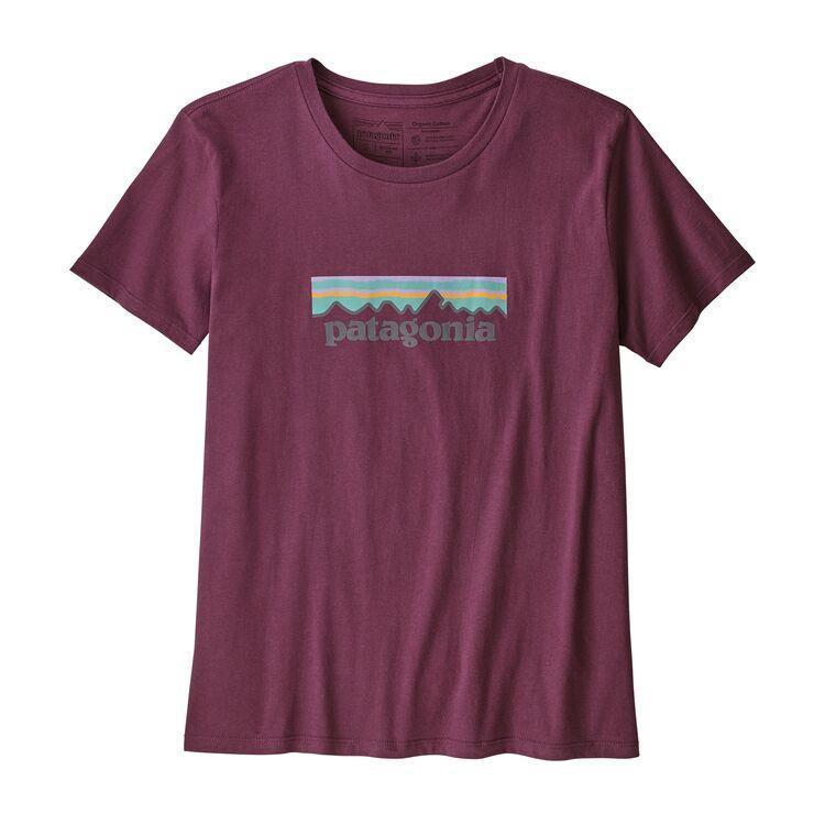 Patagonia Pastel P-6 Logo Organic Cotton Crew T-Paita - Luomupuuvilla, Light Balsamic / L