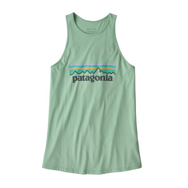 Patagonia Naisten Pastel P-6 Logo Toppi - 100% Luomupuuvillaa, Gypsum Green / S