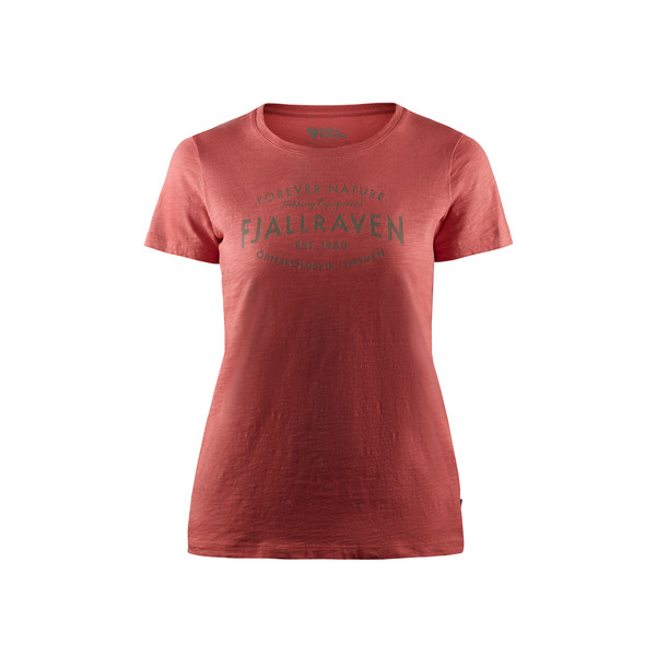 Fjällräven Fjällräven Est 1960 T-shirt W - Dahlia - Naiset - S