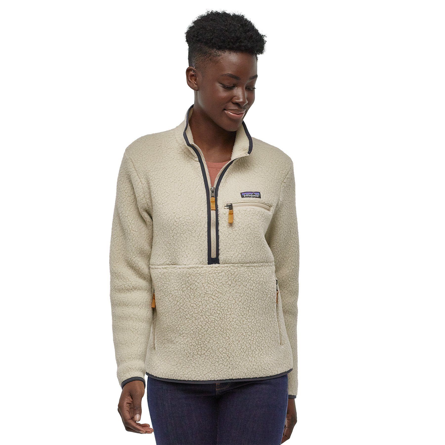 Patagonia Naisten Retro Pile Fleece Marsupial - Kierrätettyä Polyeste, Pelican / S