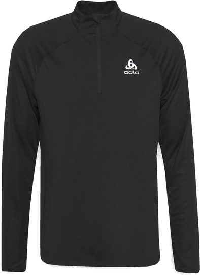 Men's ESSENTIAL Half-Zip Running Mid Layer Musta S