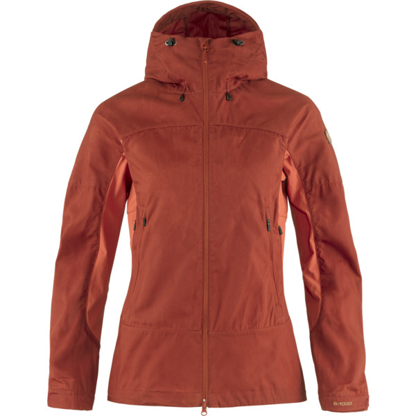 Fjällräven Abisko Lite Trekking Jacket W - Cabin Red-rowan Red - Naiset - L