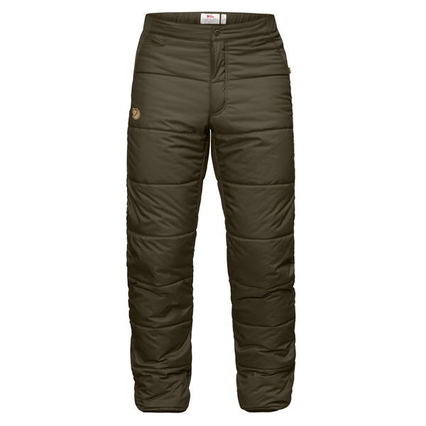 Fjällräven Värmland Padded Trousers M - Dark Olive - Miehet - 56