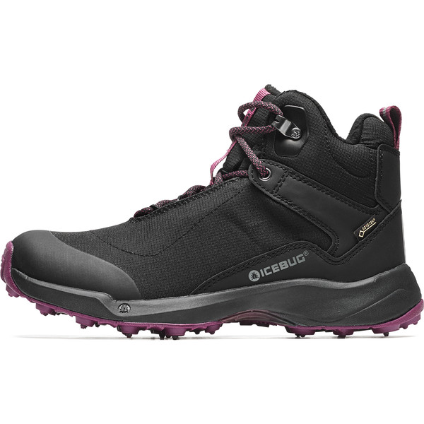 Icebug Pace3 W Bugrip Gtx - Black/darkhibiscus - Naiset - US 6