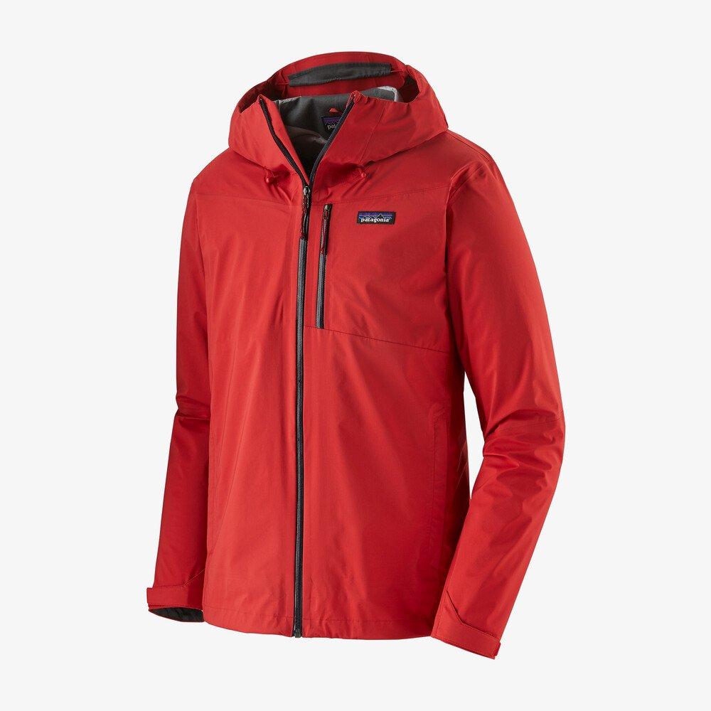 Miesten Rainshadow Kuoritakki - 100% kierrätettyä nylonia, Fire / XS