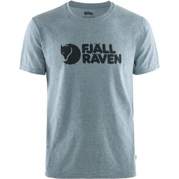 Fjällräven Fjällräven Logo T-shirt M - Uncle Blue-melange - Miehet - L