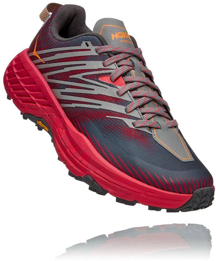 Speedgoat 4 Women's Harmaa / Punainen USW 7