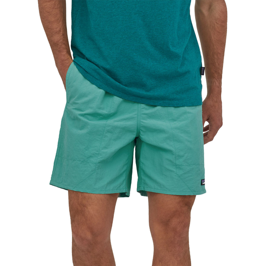 Patagonia Men's Baggies Longs -shortsit - 7" - Kierrätettyä nylonia, Fresh Teal / S