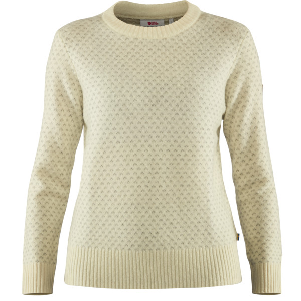 Fjällräven Övik Nordic Sweater W - Chalk White - Naiset - L