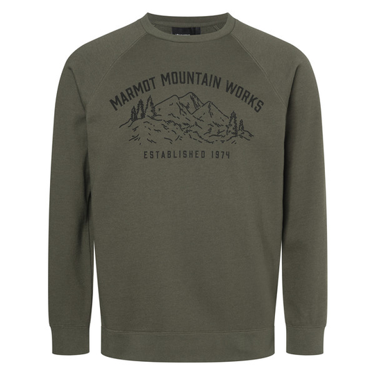Marmot Mountain Works C Sweatshirt - Nori - Miehet - S